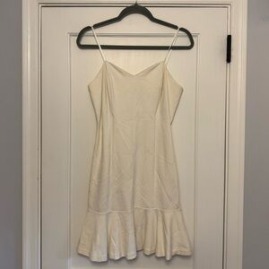 Amanda Uprichard Cream Mini Dress
